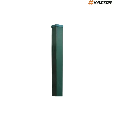 Столб для 3D забора 60*60*2,0 мм, длина 2.5 м, покрытие полимер RAL 6005 фото ТОО KAZTOR LTD
